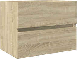 vidaXL - Wastafelkast - 60x38,5x45 - cm - spaanplaat - sonoma - eikenkleurig