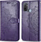 imoshion Hoesje Geschikt voor Oppo A53s / A53 Hoesje Met Pasjeshouder - imoshion Mandala Bookcase - Paars