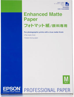 Epson A2 Enhanced Matte Paper 50 vel