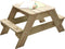 TP Toys Joy - Zand- en picknicktafel voor 2 kinderen - FSC gecertificeerd hout - Bruin