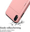 imoshion Hoesje Geschikt voor iPhone Xr Hoesje - Ruimte voor 2 pasjes - imoshion Backcover met pasjeshouder - Rosé Goud
