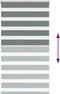 vidaXL - Zebra - rolgordijn - 75x100 - cm - stofbreedte - 70,9 - cm - donkergrijs
