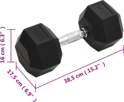 vidaXL - Halters - 27,5 - kg - gietijzer