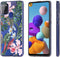 iMoshion Hoesje Geschikt voor Samsung Galaxy A21s Hoesje Siliconen - iMoshion Design hoesje - Groen / Roze / Tropical Jungle