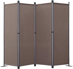Angel Living Kamerscherm - 4 Panelen - 224 x 165 cm - Bruin (4 panelen)