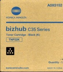Konica Minolta TNP22K - Toner - 6000 pagina's - Zwart