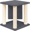 vidaXL - Kattenmeubel - met - sisal - krabpalen - 37 - cm - donkergrijs