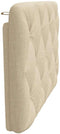 vidaXL - Hoofdbordkussen - 90 - cm - stof - crèmekleurig
