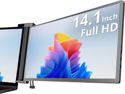 Portable Monitor Link 14.1" - Draagbare monitor - Full HD IPS - Plug & Play via USB-C of HDMI - Inclusief draagtas