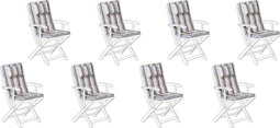 MAUI - Zitkussen set van 8 - Beige - 40 x 54 cm - Polyester