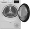 BEKO B5T68243W2 - Warmtepompdroger - RVS trommel 24 starttijd keuze