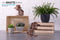 The White Series - Dog solar light – LED - Duo pack - Bronskleurig