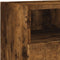 vidaXL - Tv-wandmeubels - 2 - st - 80x30x30 - cm - bewerkt - hout - gerookt - eikenkleur