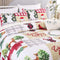 Kerst sprei dubbele grootte kerstboom en kerst herten patroon lichtgewicht coverlet kerstversiering