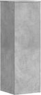 vidaXL - Plantenstandaard - 33x33x100 - cm - bewerkt - hout - betongrijs
