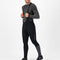 Rogelli Essential HI VIS - Lange Fietsbroek - Reflectie - Zwart - Maat L
