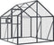 Volière 1,79x2x1,85 m aluminium antracietkleurig