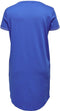 ONLY CARMAKOMA CARKAYLEE - Dames Jurk - Katoen met korte mouwen - Strong Blue - M-46/48