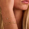 Marie Celeste - Schakelarmband 2 mm 18 cm - 14 karaat goud