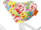 BikeCap Zadelhoes Stitchy Flowers | Fietszadelhoes - Fietszadeldek - Stof en waterafstotend