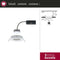 Paulmann Nova Plus - LED-inbouwlamp - Zwenkbaar 6W 470lm 2700K Wit mat