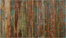 vidaXL - Hoofdbord - 140 - cm - massief - gerecycled - hout - meerkleurig