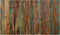 vidaXL - Hoofdbord - 140 - cm - massief - gerecycled - hout - meerkleurig