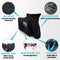 VINZ - Motorhoes/Scooterhoes - 210D Oxford Waterdicht - Inclusief Opbergtas - Maat XL - Zwart