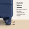 SKYCASES Urban Adventurer - Medium Reiskoffer - 79L - Cijferslot - 44x27x66cm - Donkerblauw V2