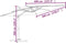 vidaXL - Zweefparasol - met - LED-verlichting - 400x300 - cm - terracottakleurig