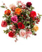 Emerald - Boeket Flame Roses - 45cm hoog - Rood - 21 stelen - Kunstboeket - Zijde boeket