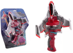 Johntoy Flycord Space Shuttle - Ruimtevaart speelgoed - Licht en interactief - Rood