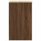 vidaXL - Garagekast - 30x51x85 - cm - massief - grenenhout - bruin - eikenkleurig