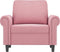 Fauteuil 60 cm fluweel roze
