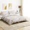 vidaXL - Dekbedovertrekset - 260x220 - cm - katoen - wit - en - bruin