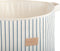 Nobodinoz Opbergmand Odéon 41x37cm Blue Thin Stripes/Natural - Speelgoedzak