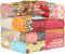 vidaXL - Poef - modulair - stof - patchwork