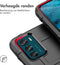 iMoshion Hoesje Geschikt voor Motorola Moto G42 Hoesje Siliconen - iMoshion Rugged Shield Backcover - Zwart