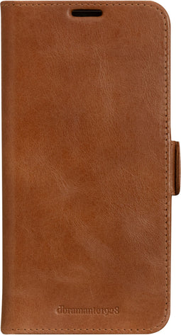 Dbramante1928 Copenhagen - Flip cover - Echt leder met pashouder en standaardfunctie - Bruin