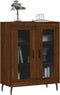 vidaXL - Dressoir - 69,5x34x90 - cm - bewerkt - hout - bruin - eikenkleur