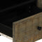 vidaXL - Tv-meubel - 105x33,5x46 - cm - massief - mangohout - lichtgrijs