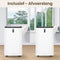 Komodo Frosty 12000 BTU - Mobiele Airco - 3 in 1 Koelen Luchtontvochtiger - Wit