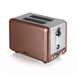 SWAN 2 SLICE TWIST TOSTER COPPER ST14040COPN