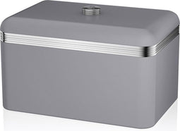 Swan Broodtrommel - Grijs - 18 Liter - 24x36x24cm