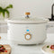 Swan Nordic Retro Slowcooker - 3,5 Liter Inhoud - Wit