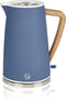 Swan Nordic Retro Waterkoker – 1,7 Liter Inhoud – Blauw