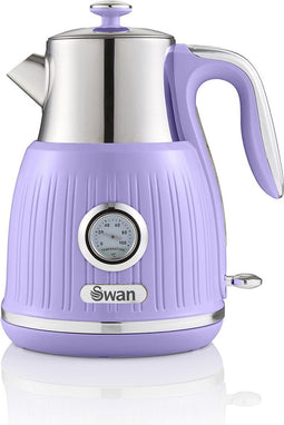 Swan Retro Waterkoker – 1,5 Liter Inhoud – Paars