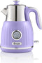 Swan Retro Waterkoker – 1,5 Liter Inhoud – Paars