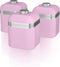 Swan SWKA1020PN Retro Opbergblikken Set van 3 Roze