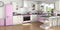 Swan SWKA1020PN Retro Opbergblikken Set van 3 Roze